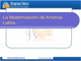 La Modernización de América Latina.
