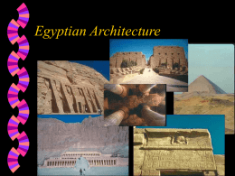 Egyptian Architecture Presentation