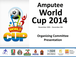 Power Point - World Amputee Football