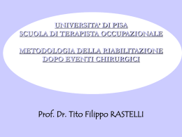 Lezione 2 concetti generali patologie articolari anno 2005 2006