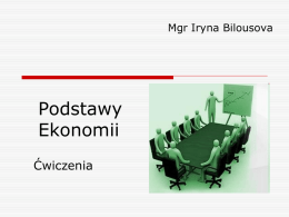Podstawy ekonomii