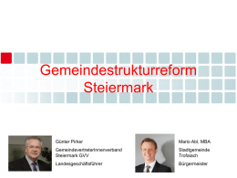 Gemeindestrukturreform Steiermark