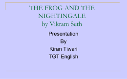 Frog and Nightingale - e-CTLT