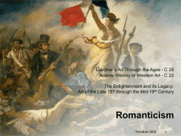From Neoclassicism to Romanticism