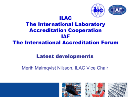 ILAC The International Laboratory Accreditation