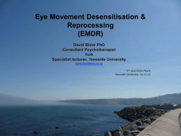 17 `Eye Movement Desensitisation & Reprocessing (EMDR)`