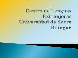 Centro de Lenguas Extranjeras Universidad de