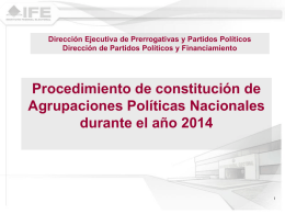 Diapositiva 1 - Instituto Nacional Electoral
