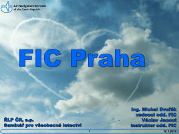 Informace FIC - Letecká informační služba