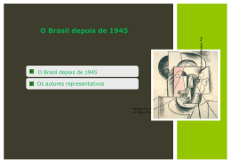 O Brasil depois de 1945 - Colégio Energia Barreiros