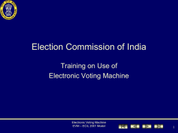 Training on Use of Electronic Voting Machine -2