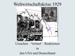 Weltwirtschaftskrise 1929