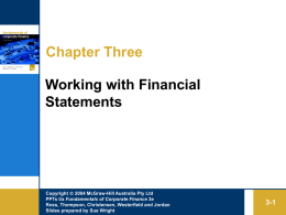 statement of cash flows