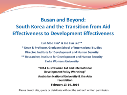 Analyzing aid effectiveness & development effectiveness in NGO