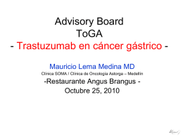 Advisory Board Toga - Oncología Clínica / Hematología