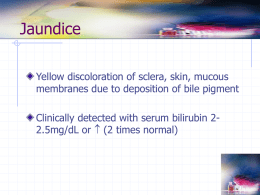 Approach to a patient with Jaundice