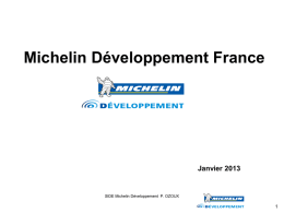 Présentation détaillée de Michelin Développement