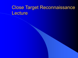 Close Target Recce
