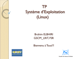 TP Système d`Exploitation (Linux)