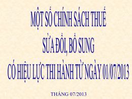 CUÏC THUEÁ TP. HOÀ CHÍ MINH - Hội kế toán hành nghề Việt Nam