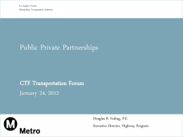 PowerPoint Presentation - California Transportation Foundation