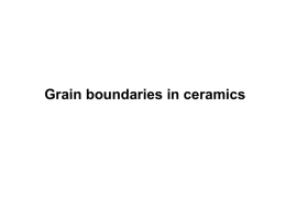 Grain boundaries