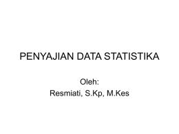 Penyajian Data Statistik - stikes istara nusantara