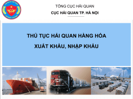 - Hanoi Customs Department