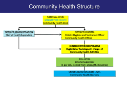 Community health best practices in Rwanda