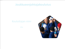 Jojokoulutus SPL K-S 2014 - Team-LKP