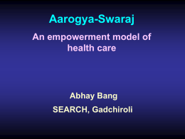 Click here to - National Health Systems Resource Centre