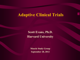 Adaptive Clinical Trial Designs - University of Rochester Medical