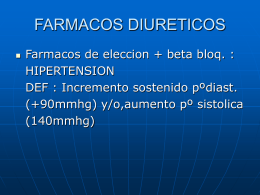 FARMACOS DIURETICOS