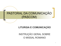 COMUNICAÇÃO E LITURGIA IGMR 1 (71168)