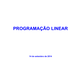 Programação Linear