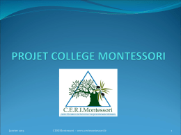 College pour crem2 - Ecole Montessori Maurepas
