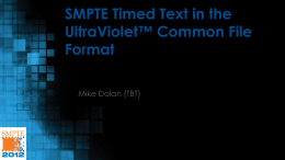 SMPTE-TT in UltraViolet CFF