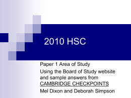 Copy of 2010 HSC ways into the question