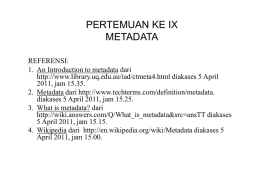 pert_9_metadata - Widodo H. Wijoyo