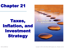 Planning with Inflation - strat
