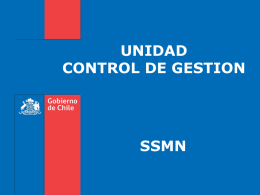 Unidad Control de Gestión (26/9/2014)