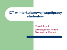 UAM-ASU 2003: polsko-amerykański projekt współpracy studentów
