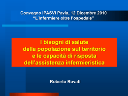 Intervento Rovati - Collegio IPASVI Pavia