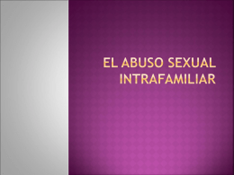 O abuso sexual intrafamiliar