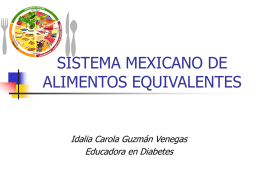 Sistema Mexicano de Alimentos Equivalentes