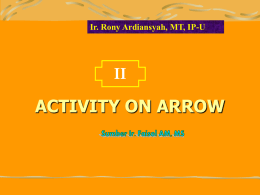 3 activity and arrow