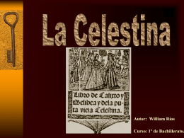 Presentación sobre La Celestina