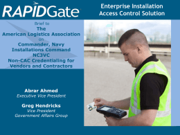 - The American Logistics Association