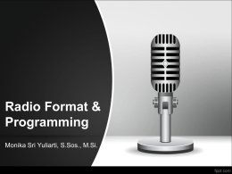 Radio Format & Programming