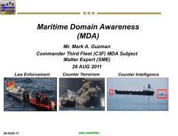 Mark Guzman – MDA SME, Third Fleet, U.S. Navy